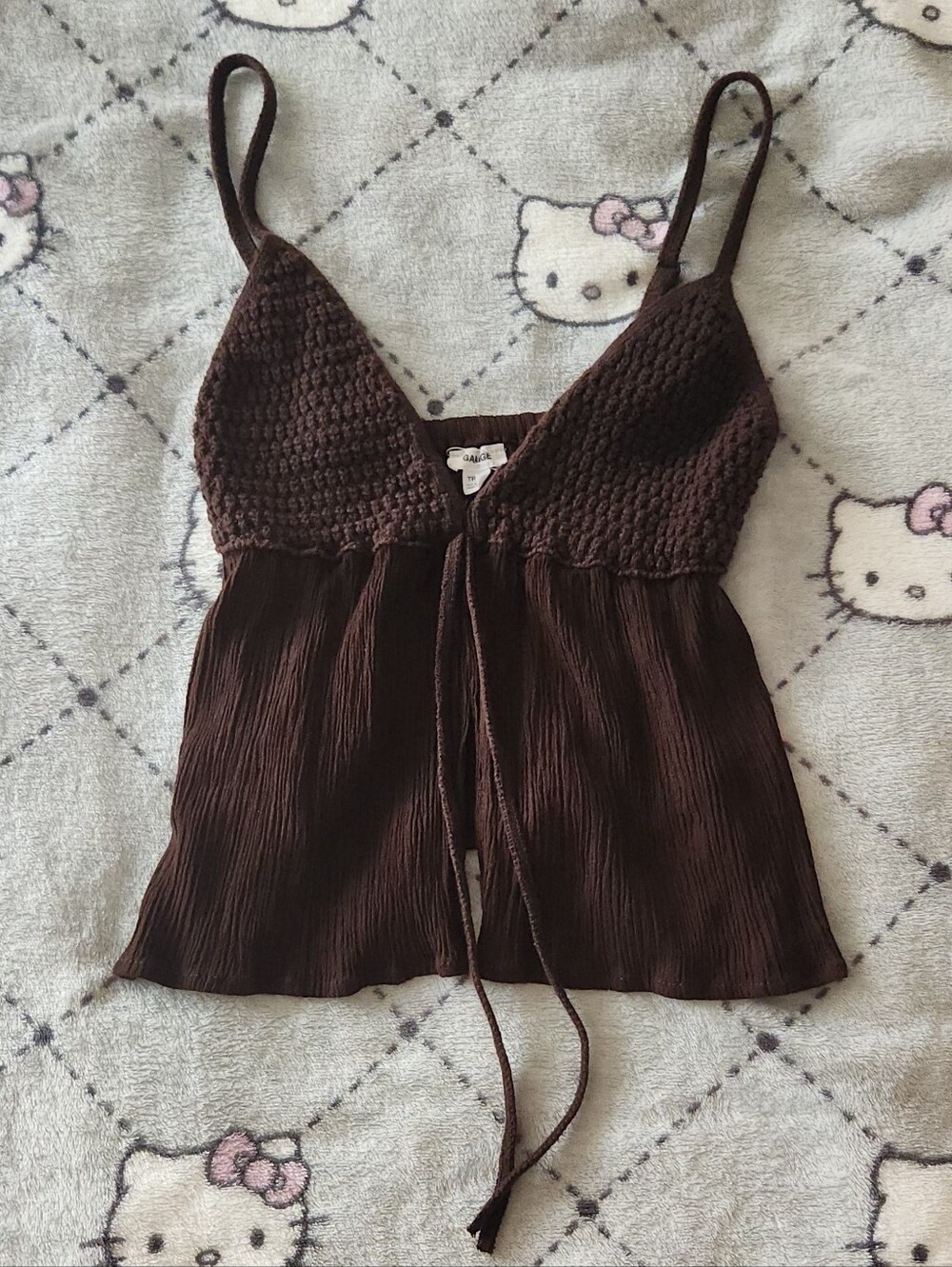 Garage flyaway tank top